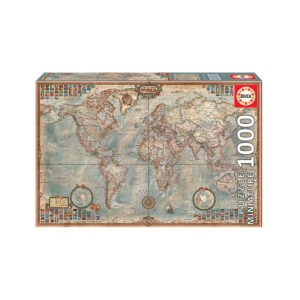 Educa "El Mundo, mapa político" Miniature - 1000 Piezas