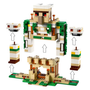 LEGO Minecraft: La Fortaleza del Gólem de Hierro (21250) - Imagen 4