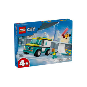 LEGO City: Ambulancia de Emergencias y Chico con Snowboard (60403)