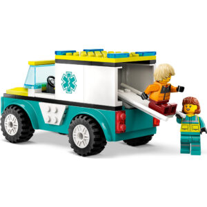 LEGO City: Ambulancia de Emergencias y Chico con Snowboard (60403) - Imagen 3