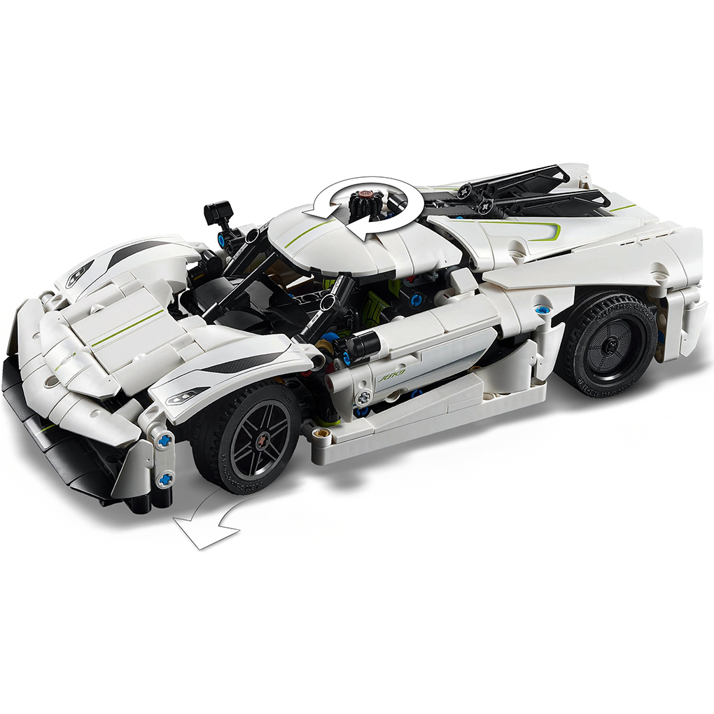 LEGO Technic: Koenigsegg Jesko Absolut Blanco (42184) Game Zone