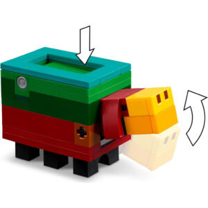 LEGO Minecraft: El Jardín de Cerezos en Flor (21260) - Imagen 4