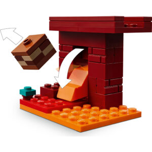 LEGO Minecraft: La Batalla de Lava del Inframundo (21266) - Imagen 5