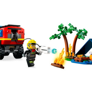 LEGO City: Camión de Bomberos 4x4 con Barco de Rescate (60412) - Imagen 4