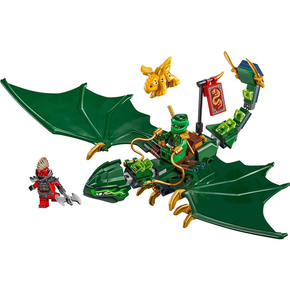 LEGO Ninjago: Dragón Verde del Bosque de Lloyd (71829) Game Zone