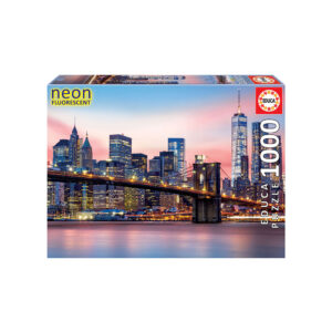 Educa Neon "Puente de Brooklyn" - 1000 Piezas - Imagen 1