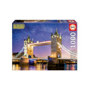 Educa Neon "Tower Bridge", Londres - 1000 Piezas - Imagen 1