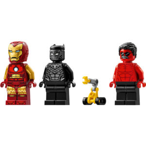 LEGO Marvel: Deportivo de Iron Man y Black Panther vs. Hulk Rojo (76310) - Imagen 2