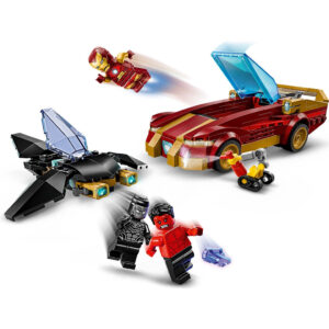 LEGO Marvel: Deportivo de Iron Man y Black Panther vs. Hulk Rojo (76310) - Imagen 4