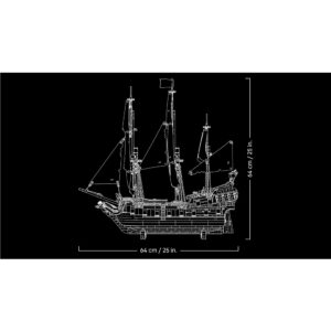 LEGO Icons: "Perla Negra" Barco Pirata del Capitán Jack Sparrow (10365) - Imagen 6
