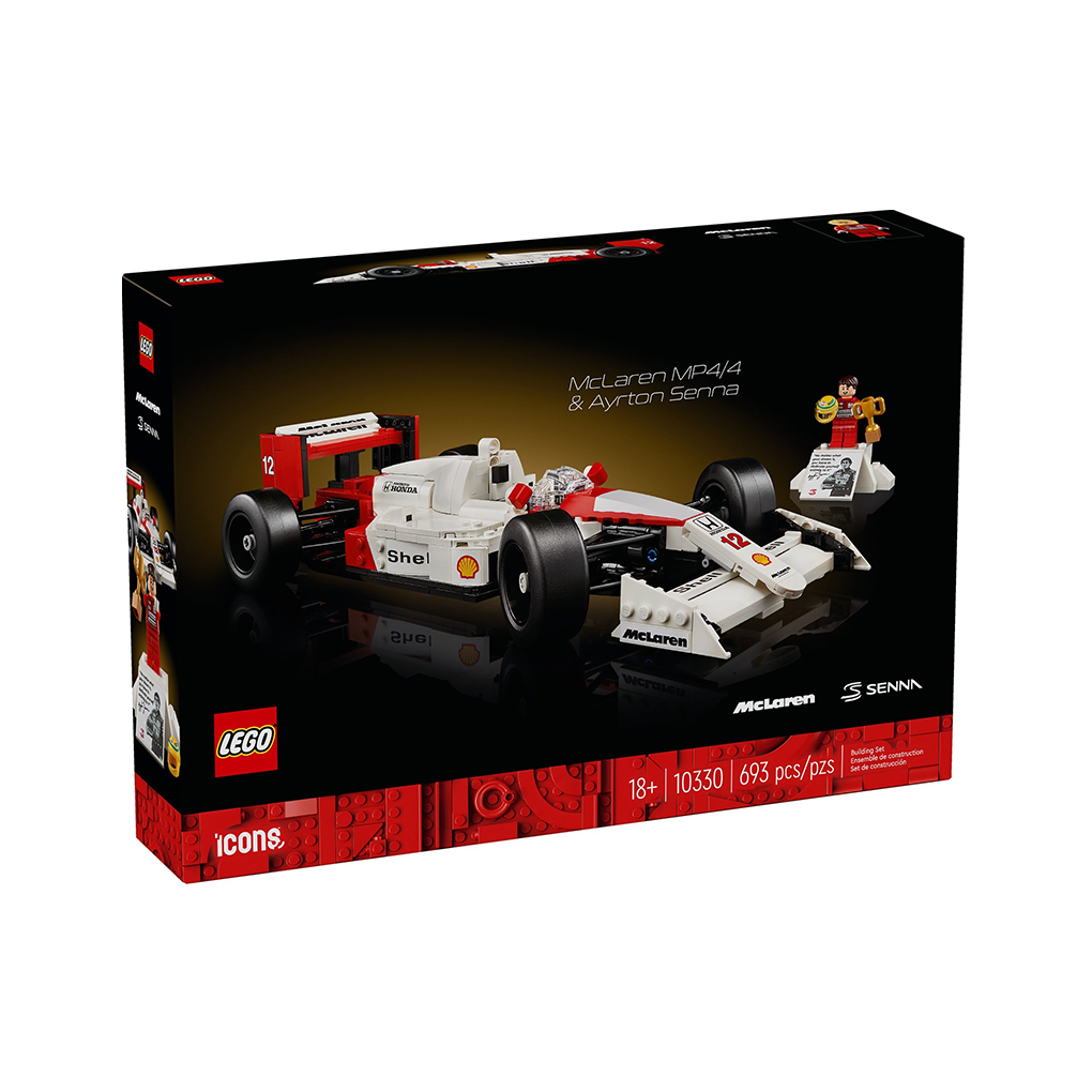 10330_box1_v39.jpg LEGO Icons: McLaren MP4/4 y Ayrton Senna (10330) - Imagen 1