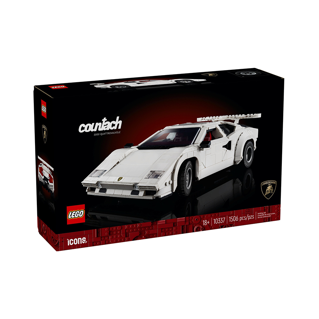 10337_box1_v39.jpg LEGO Icons: Lamborghini Countach 5000 Quattrovalvole (10337) - Imagen 1