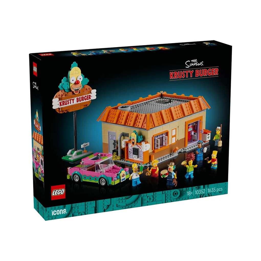 10352_alt.jpg LEGO Icons: The Simpsons "Krusty Burger" (10352) - Imagen 1