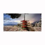 Educa "Monte Fuji y pagoda Chureito, Japón" Panorama - 3000 Piezas - Imagen 2