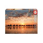 Educa "Atardecer dorado en Cable Beach, Australia" - 1000 Piezas