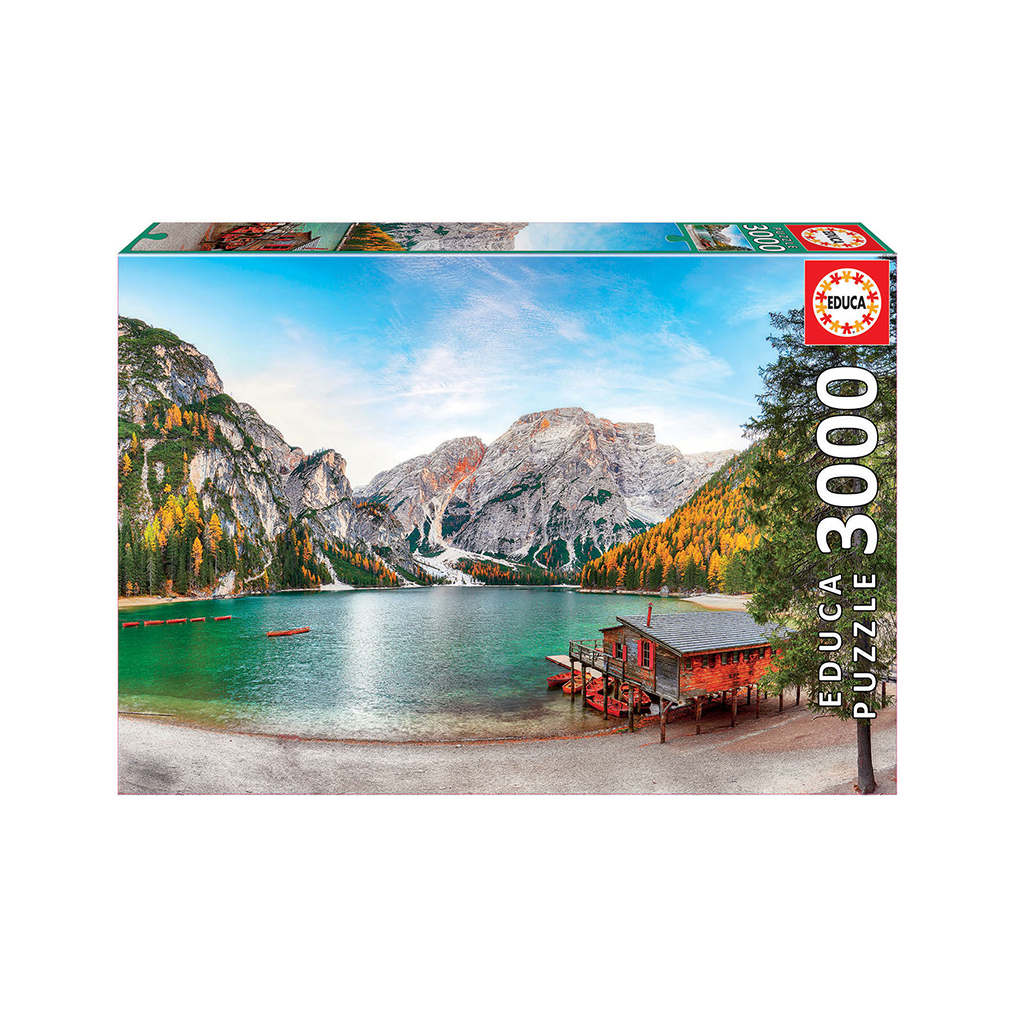 19281_01_high.jpg Educa "Lago Braies en Otoño" - 3000 Piezas - Imagen 1