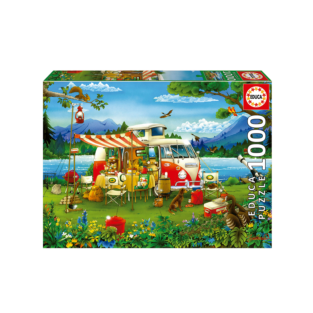 19922_01_high.jpg Educa "Vacaciones en el campo" - 1000 Piezas - Imagen 1