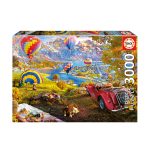 Educa "El valle de los globos aerostáticos" - 3000 Piezas