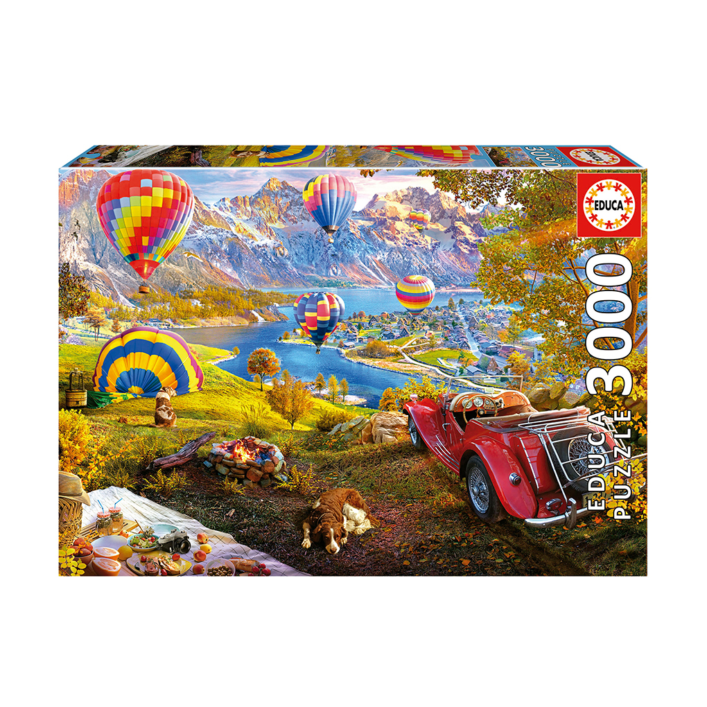 19947_01_high.jpg Educa "El valle de los globos aerostáticos" - 3000 Piezas - Imagen 1