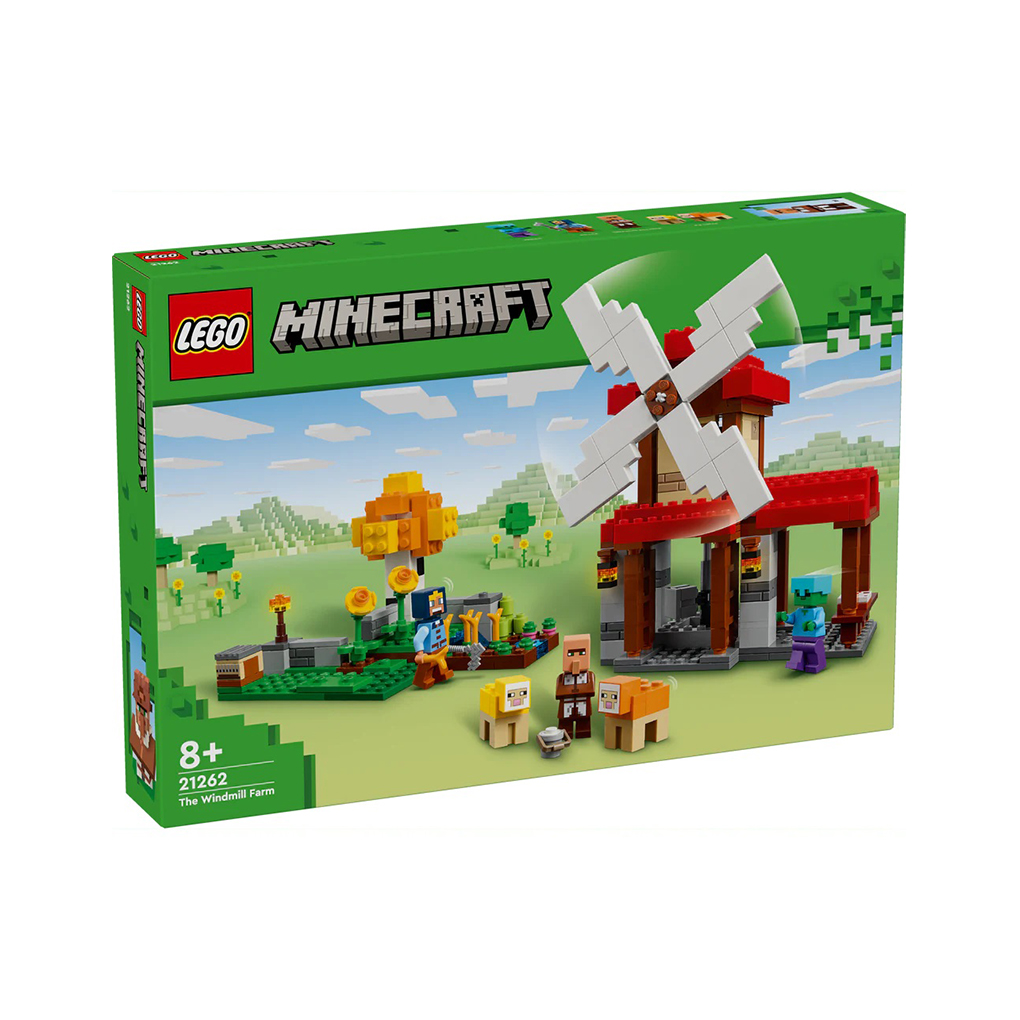 21262_Box1.jpg LEGO Minecraft: La Granja del Molino (21262) - Imagen 1