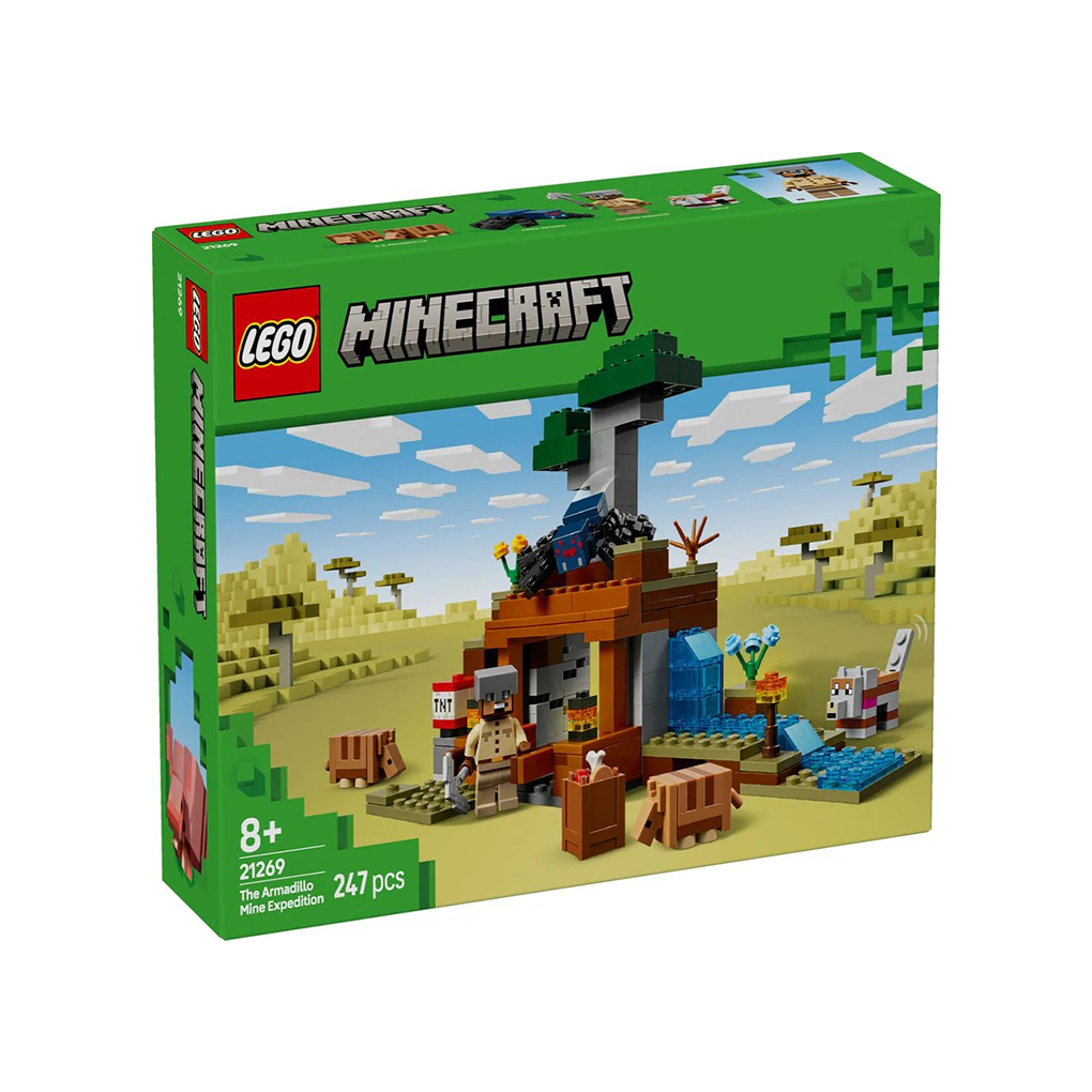 21269_box1.jpg LEGO Minecraft: La Expedición a la Mina del Armadillo (21269) - Imagen 1