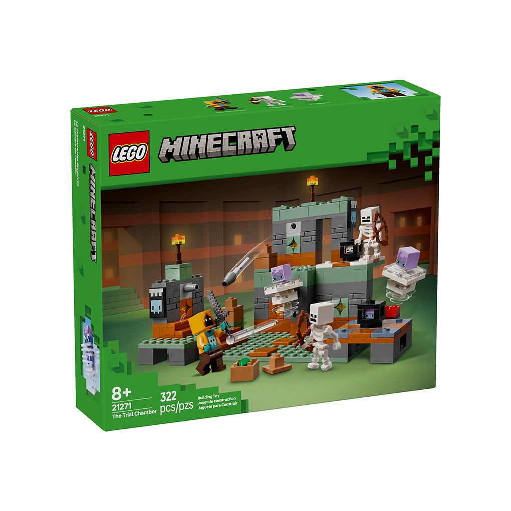 21271_box1_v39.jpg LEGO Minecraft: La Cámara de Desafío (21271) - Imagen 1