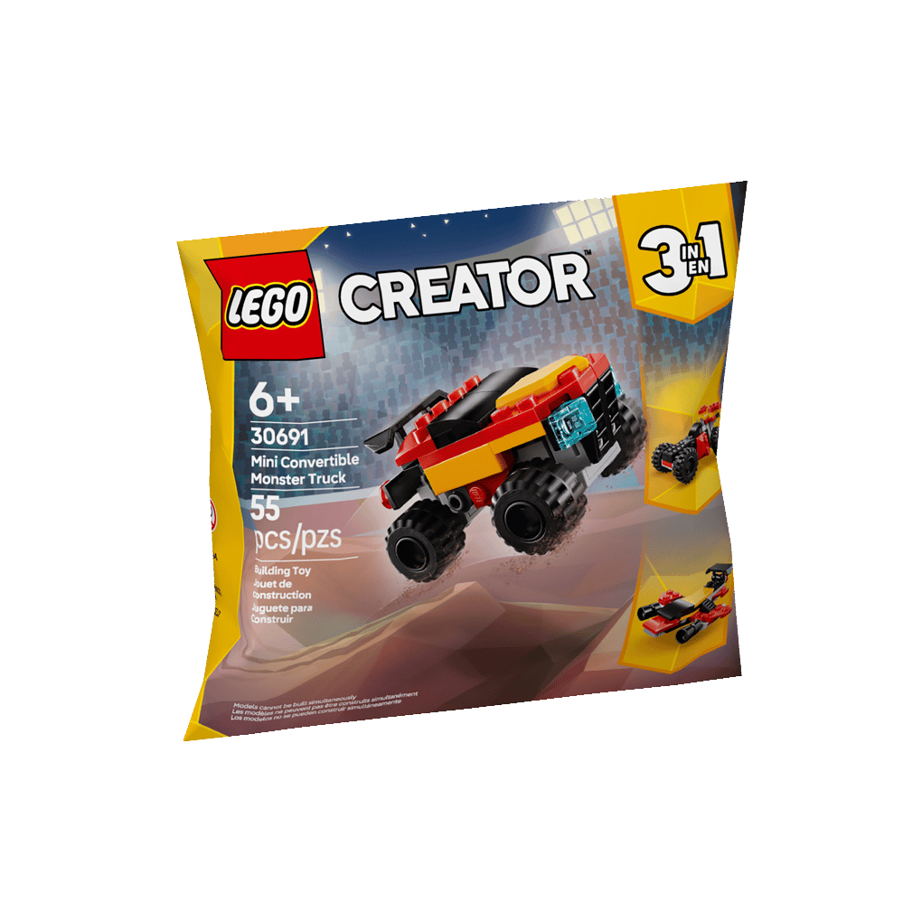 30691.jpg LEGO Polybag Creator 3 en 1:Mini Camión Monstruo Convertible (30691) - Imagen 1