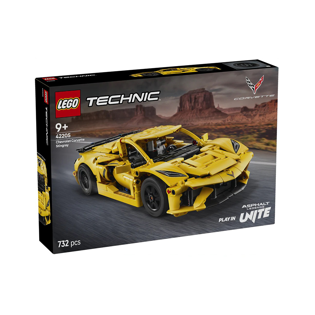 42205_Box1_v29-2_2500x.jpg LEGO Technic: Chevrolet Corvette Stingray (42205) - Imagen 1