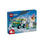 LEGO City: Ambulancia de Emergencias y Chico con Snowboard (60403)