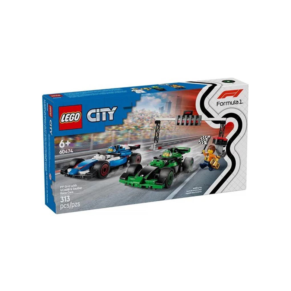 60474_alt1.jpg LEGO City: Parrilla de F1® con Coches de Carreras VCARB y Sauber (60474) - Imagen 1