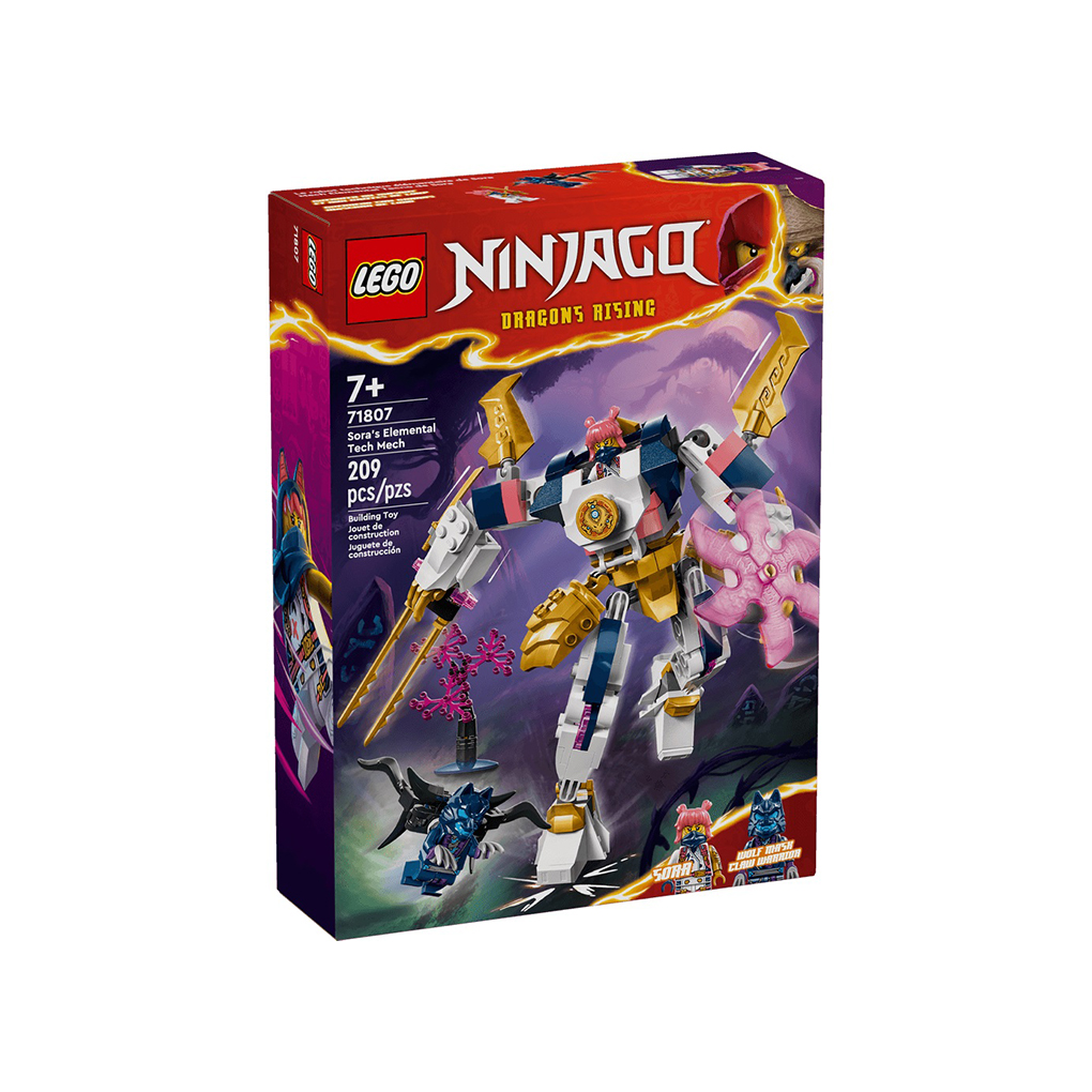 71807_alt.jpg LEGO Ninjago: Meca Elemental Tecno de Sora (71807) - Imagen 1