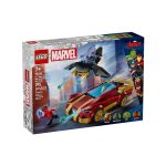 LEGO Marvel: Deportivo de Iron Man y Black Panther vs. Hulk Rojo (76310)