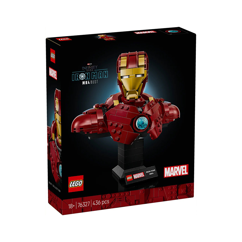 76327_Box1_v29_2500x.jpg LEGO Marvel: Busto de Iron Man MK4 (76327) - Imagen 1