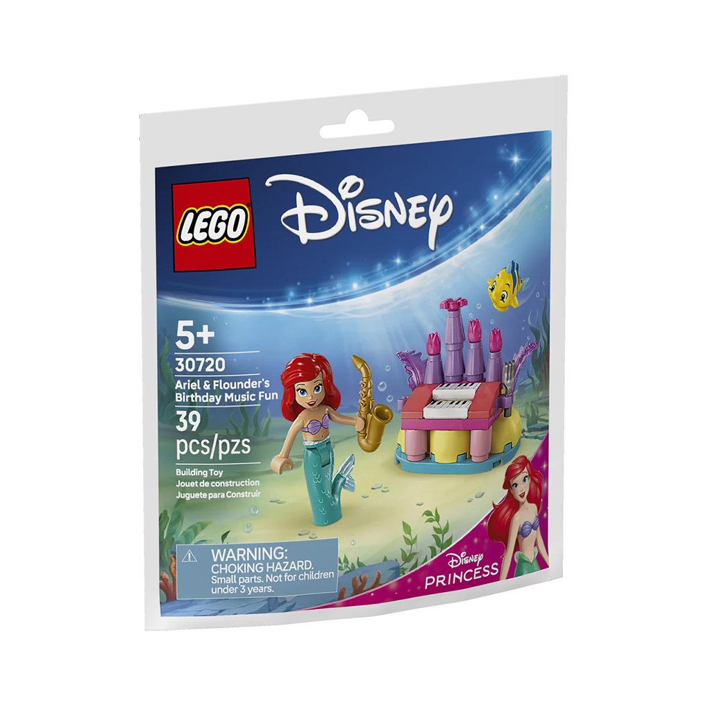 30720_Box1_v39_2500x LEGO Polybag Disney: Ariel y Flounder Diversión Musical de Cumpleaños (30720) - Imagen 1