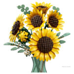 LEGO Botanical Collection: Ramo de Girasoles (11502) - Imagen 3