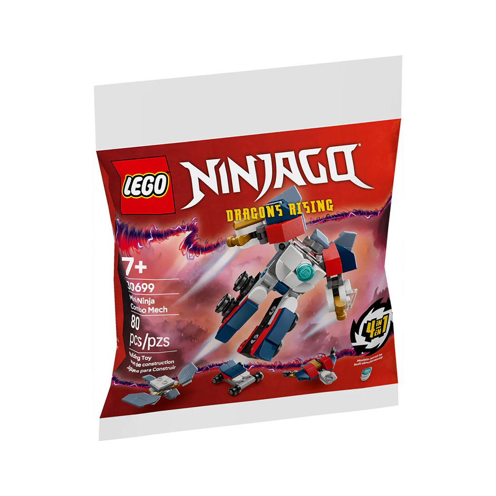 30699_Box1_v39_2500x LEGO Polybags Ninjago: Mini Mech Ninja Combinado (30699) - Imagen 1