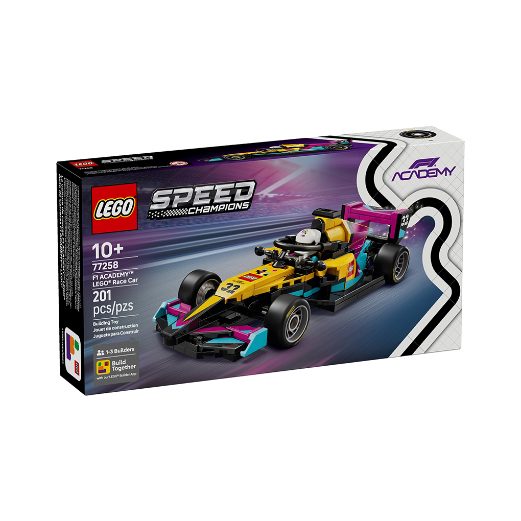 77258_Box1_v39.jpeg LEGO Speed Champions: Coche de Carreras F1 ACADEMY™ LEGO®(77258) - Imagen 1