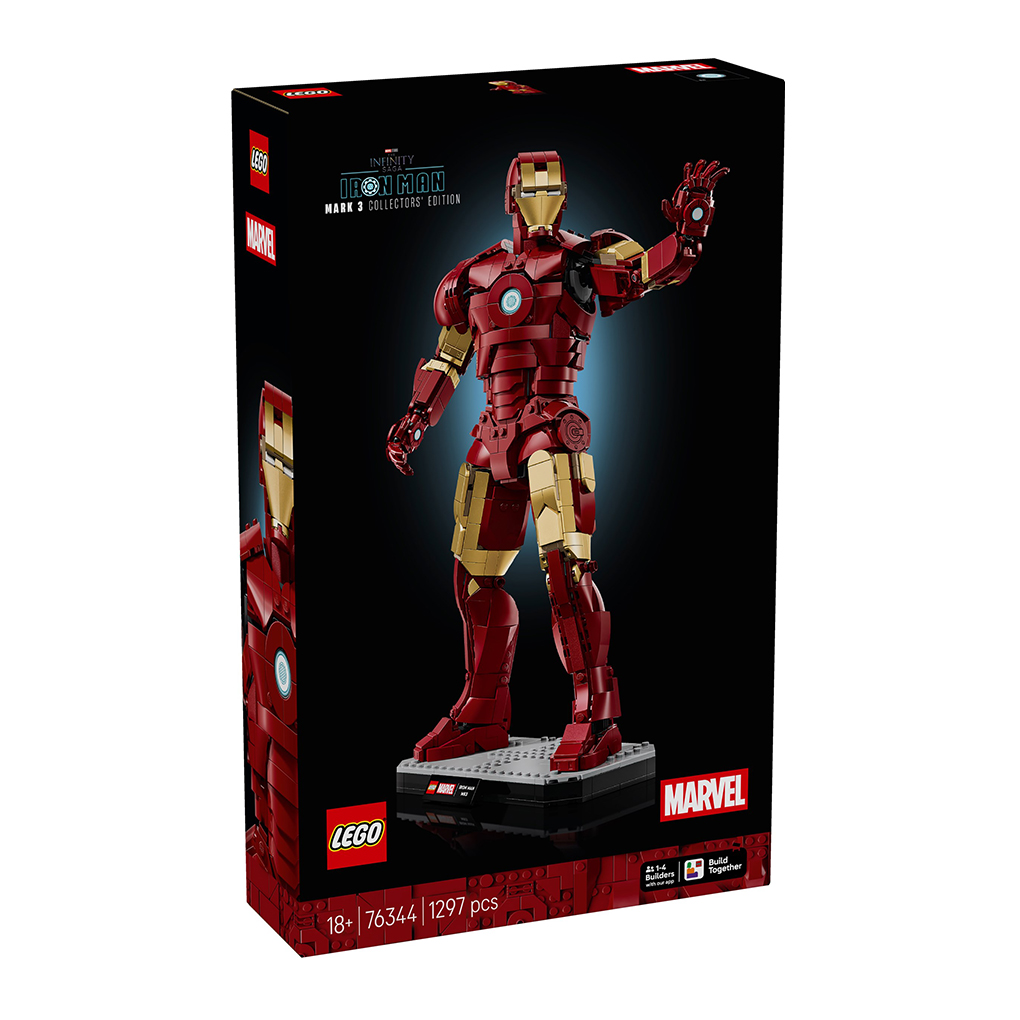 76344_Box1_v29 LEGO Marvel: Iron Man Mark 3 Edición para Coleccionistas (76344) - Imagen 1
