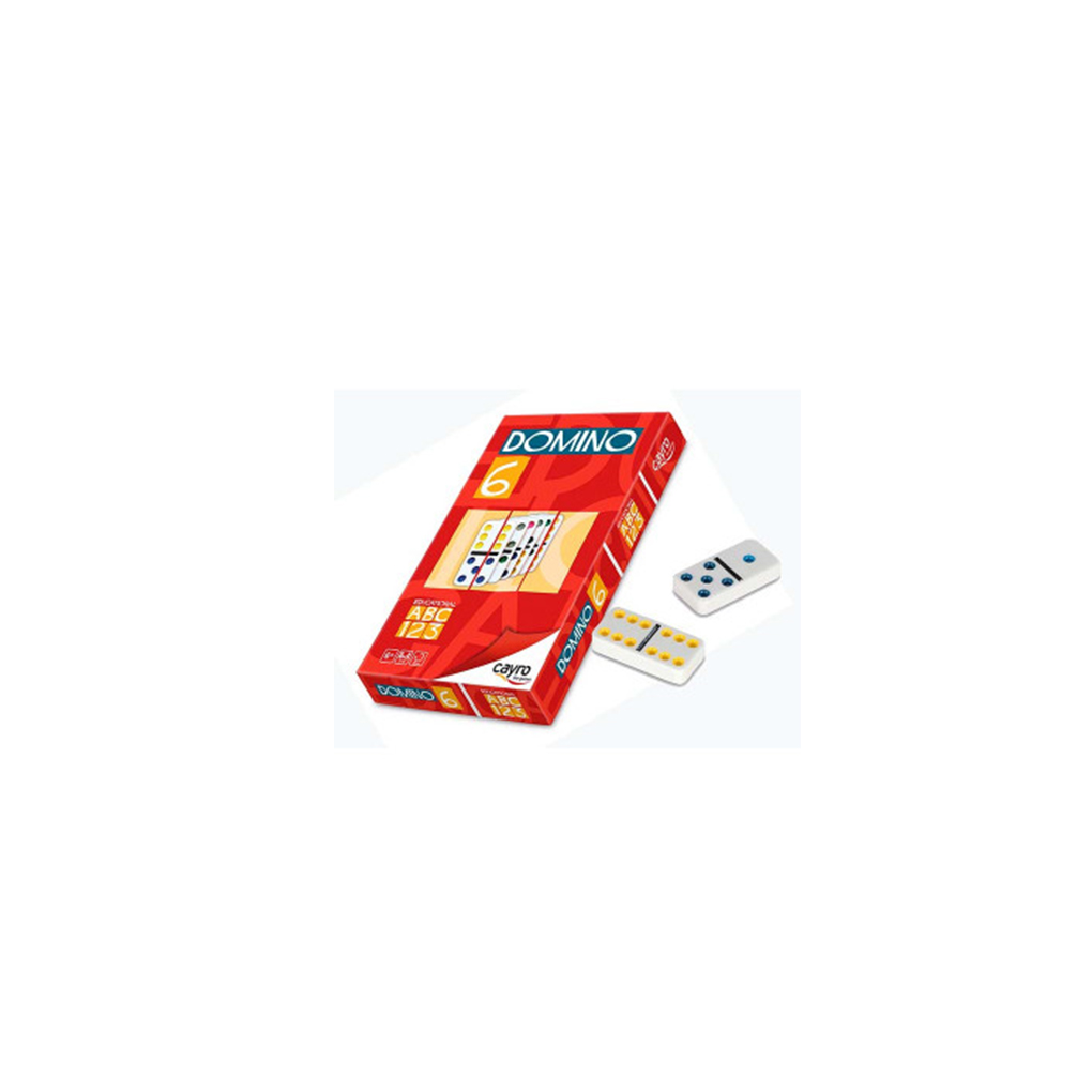 DOMINO-COLORES-DOBLE-6-CAYRO-REF-246 DOMINO DOBLE 6 PUNTOS COLOR (246) - Imagen 1