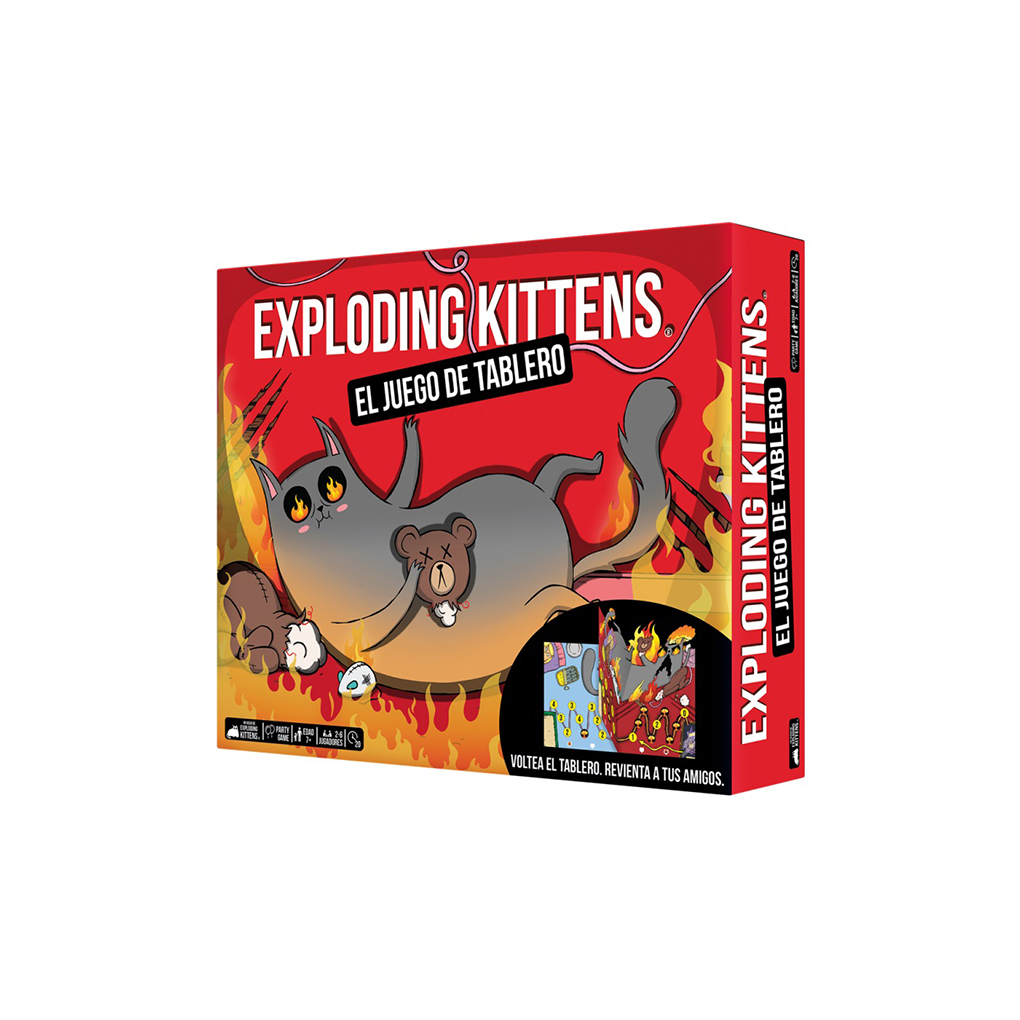 exploding-kittens-el-juego-de-tablero EXPLODING KITTENS: EL JUEGO DE TABLERO - Imagen 1